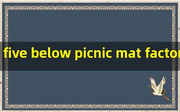 five below picnic mat factories